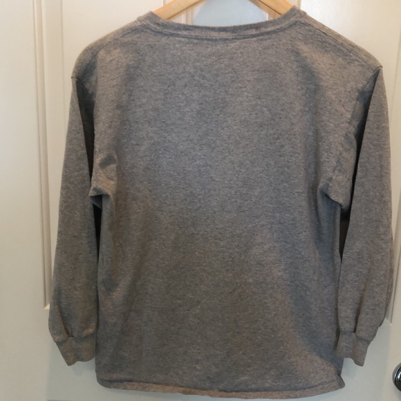 Star Wars Youth Boys Kylo Ren Stormtroopers Long Sleeve Gray Shirt Size Large - Picture 3 of 5